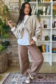 Big Softie Batwing Or Butterfly Knit Oatmeal